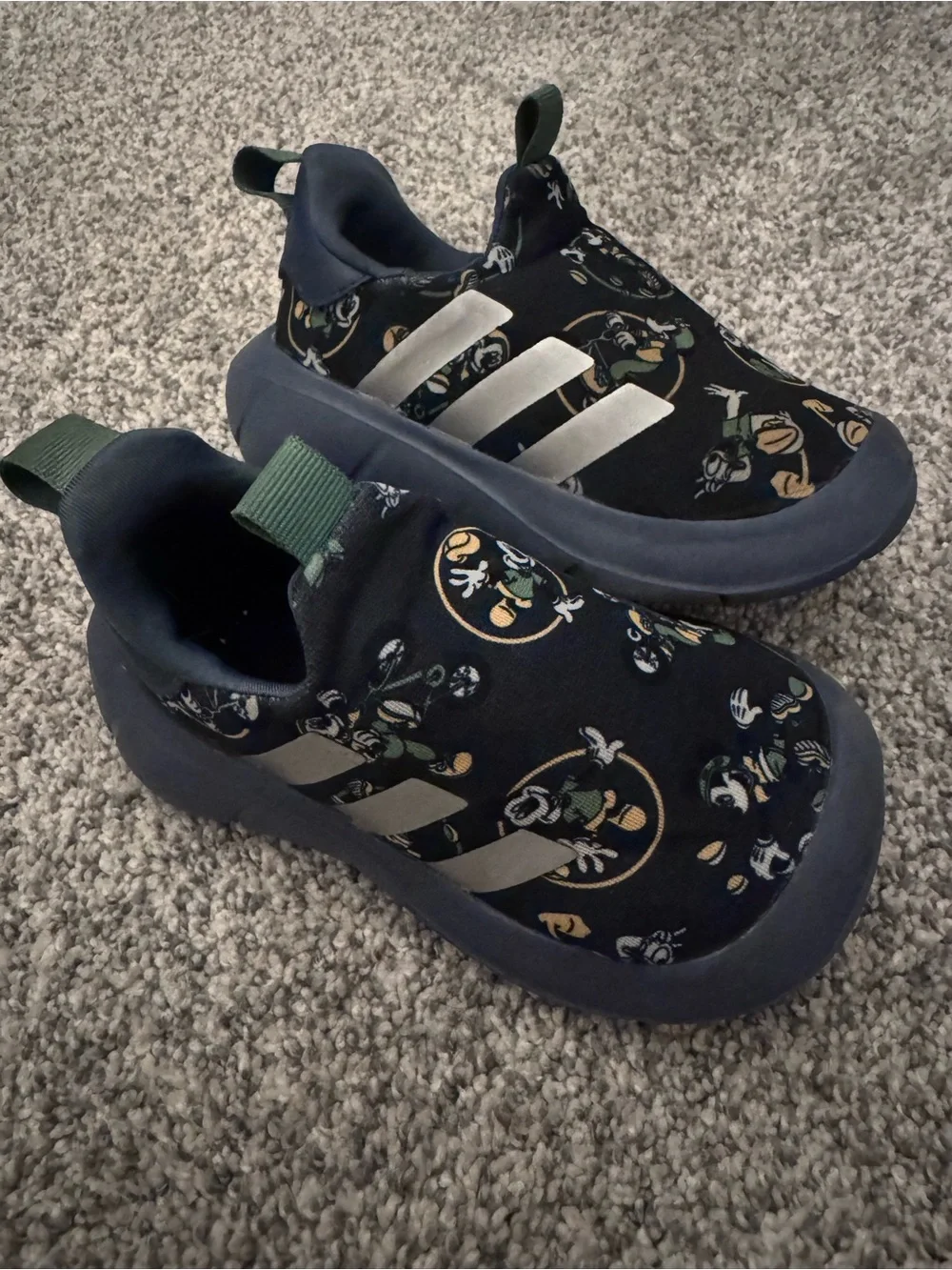 adidas monofit Sneakers with Mickey Print - Navy/Green